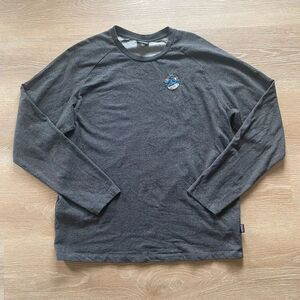 Patagonia Men's Set Wave Lightweight Gray Crew Sweatshirt